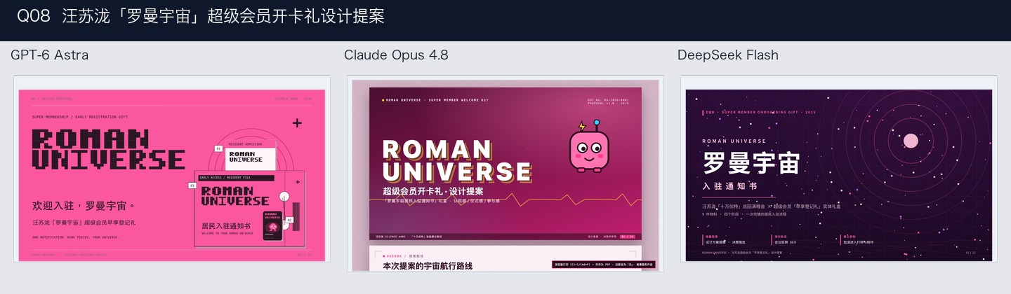 Q08 三模型并排截图